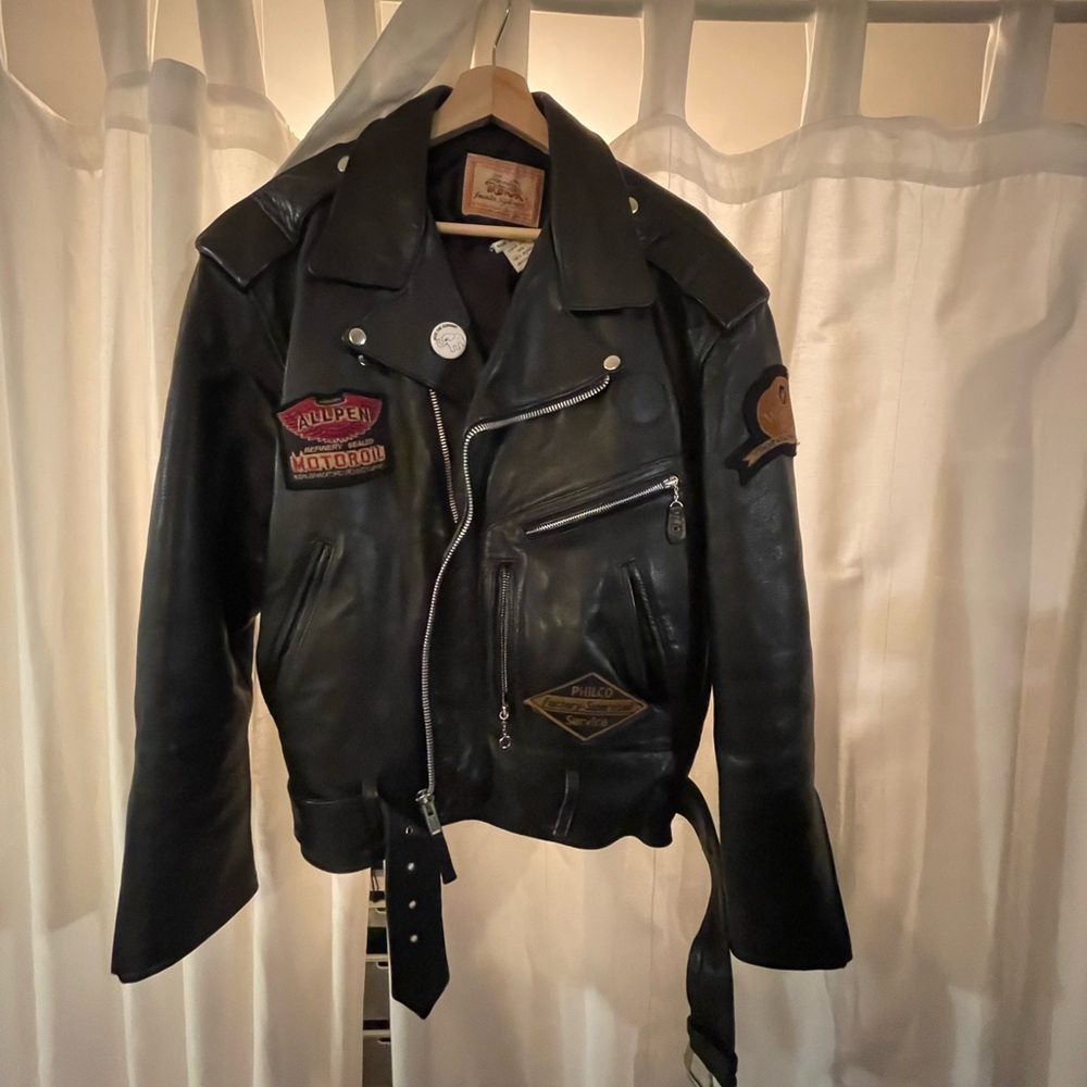 Lee Black Leather Jacket